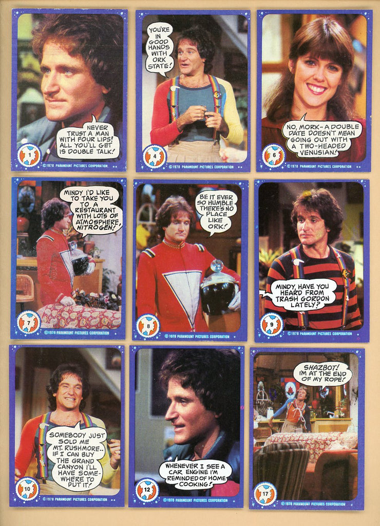 1978 Topps Mork And Mindy Complete Set 544822