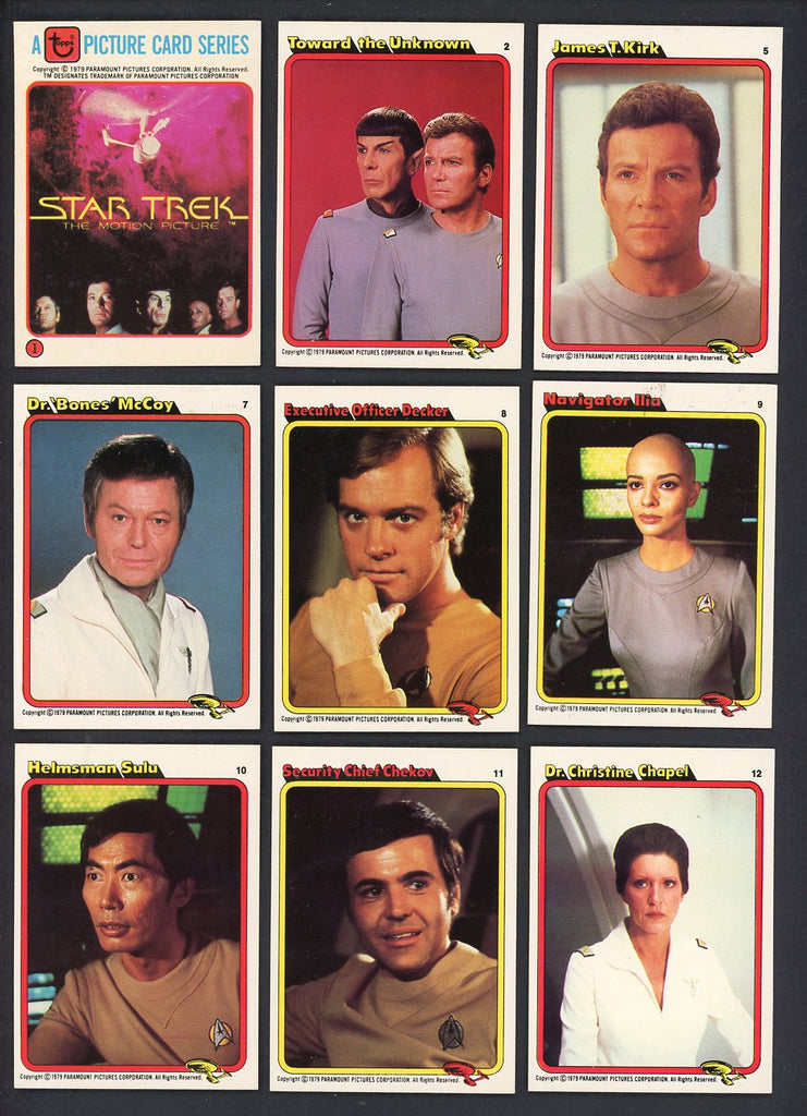 1979 Rainbo Bread Star Trek The Motion Picture Complete Set 544834