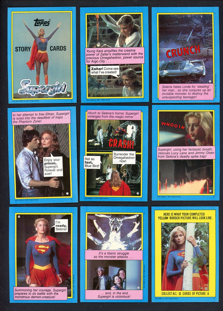 1984 Topps Supergirl Complete Set 544855