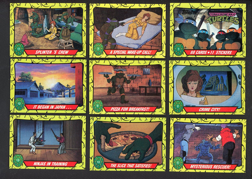 1989 Topps Teenage Mutant Ninja Turtles I Near Set 544872