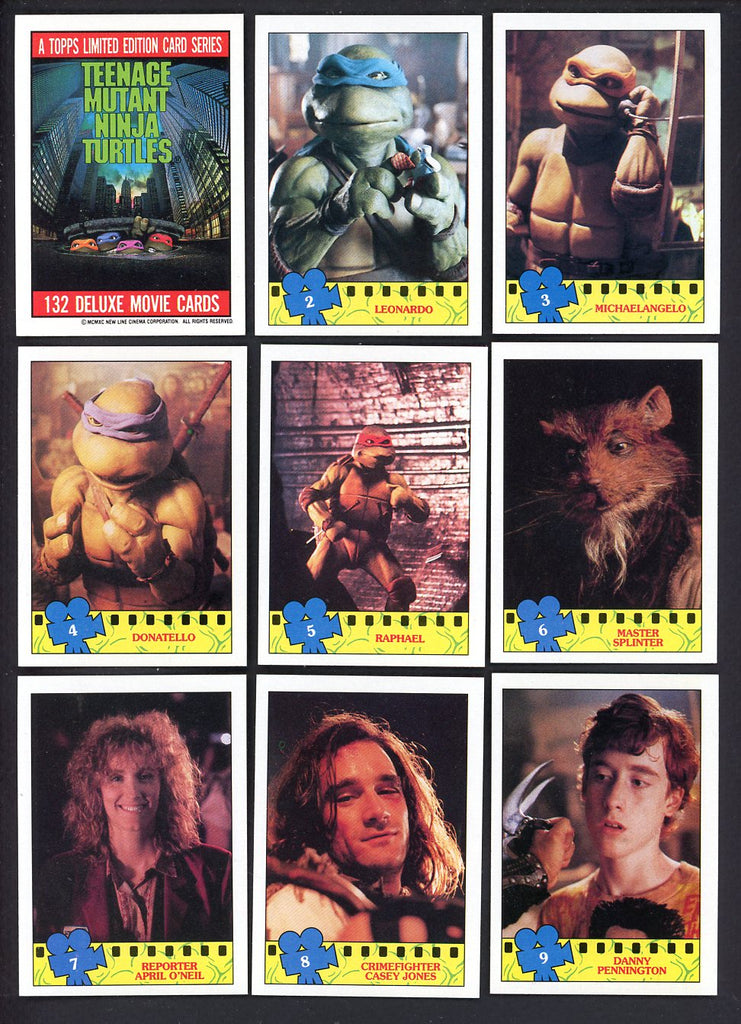 1990 Topps Teenage Mutant Ninja Turtles Complete Set 544886