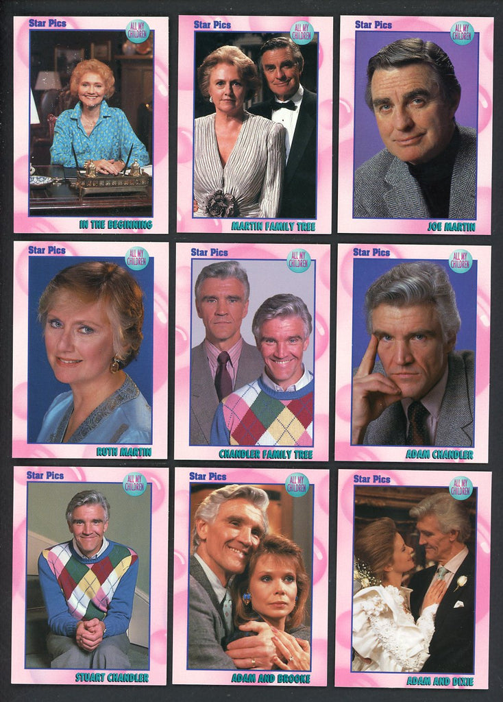 1991 Star Pics All My Children Complete Set 544890