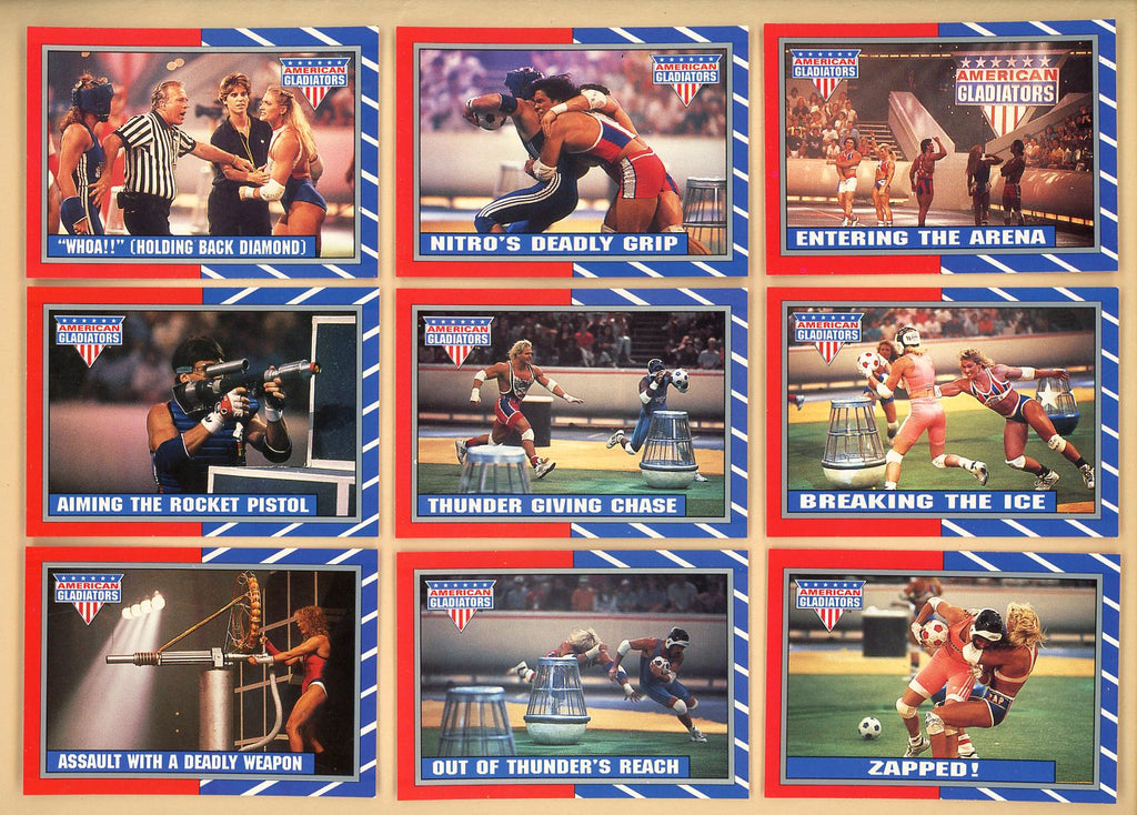 1991 Topps American Gladiators Complete Set 544891