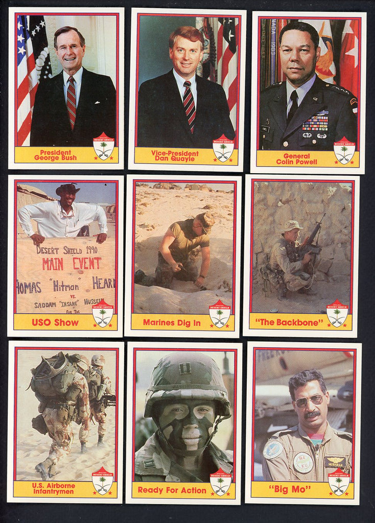 1991 Pacific Desert Storm Complete Set 544900