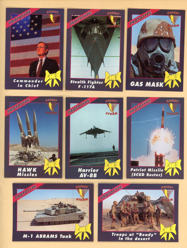 1991 Ama Group Desert Storm Prototypes Complete Set 544904