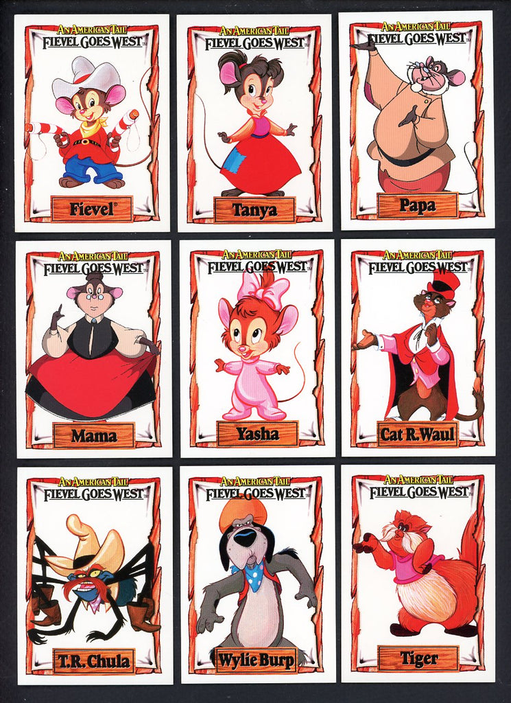 1991 Impel Fievel Goes West Complete Set 544905
