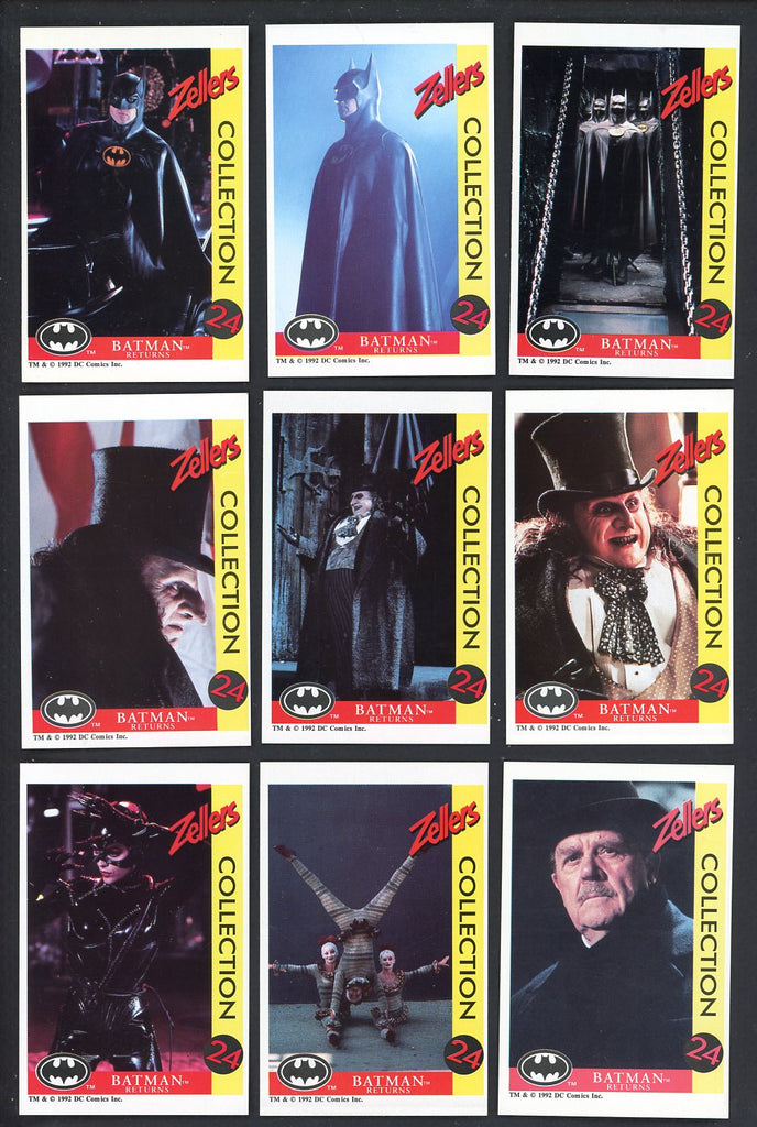 1992 Zellers Batman Returns Complete Set 544928
