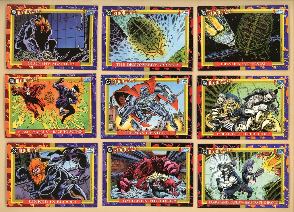 1993 Skybox Blood Lines Complete Set 544951