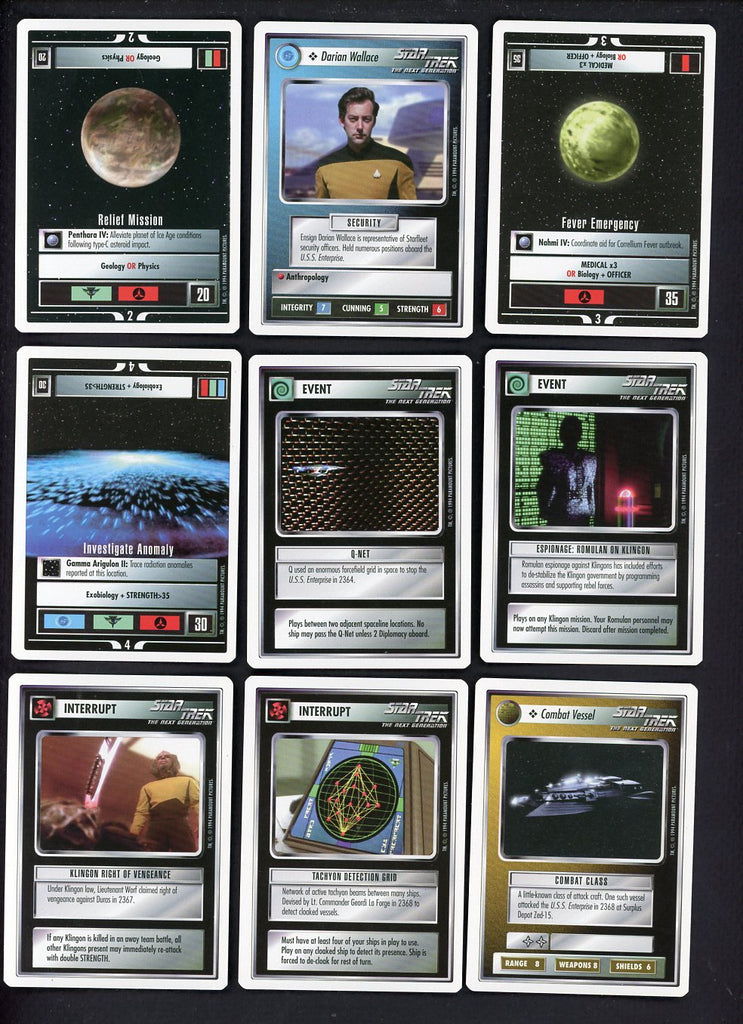 1994 Decipher Star Trek Card Game Complete Set 544975