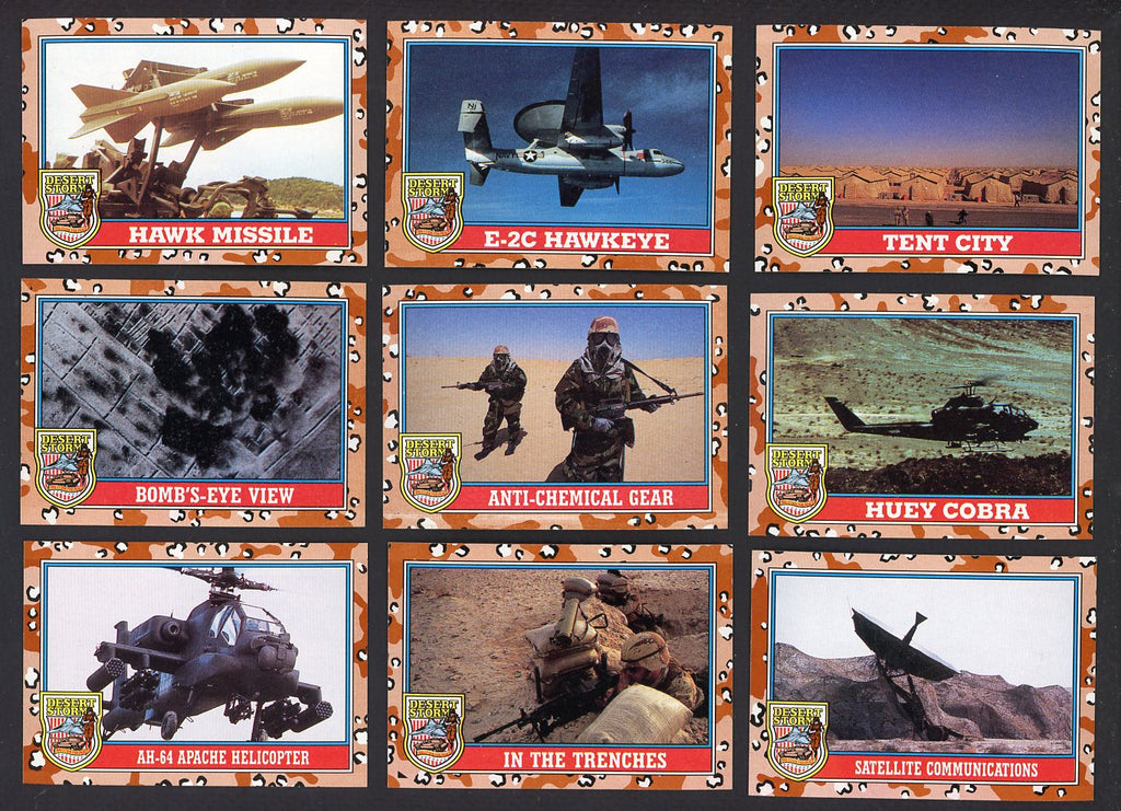 1991 Topps Desert Storm I & II Complete Set 544983