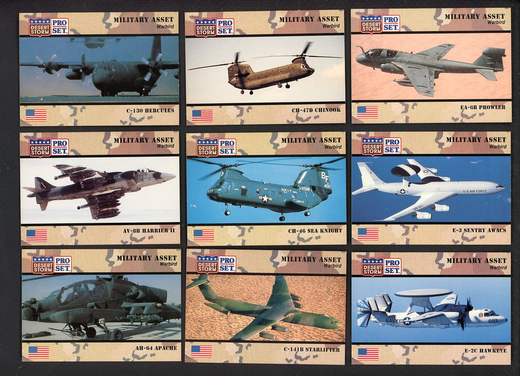 1991 Pro Set Desert Storm Complete Set 544984