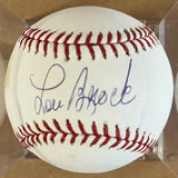 Lou Brock Autographed Signed Baseball PSA/DNA Auth 545004