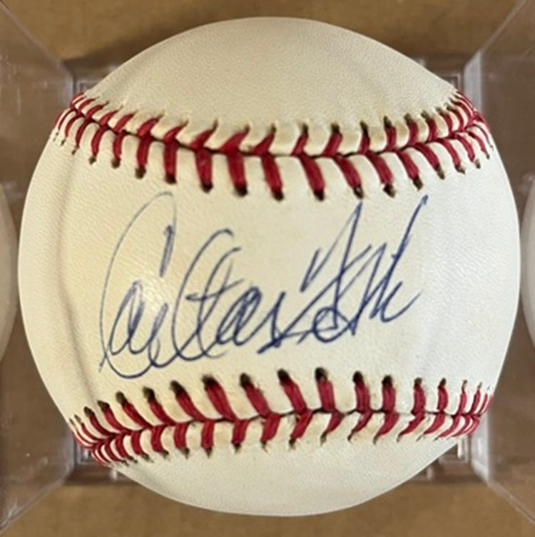 Carlton Fisk Autographed Signed Baseball PSA/DNA Auth 545014