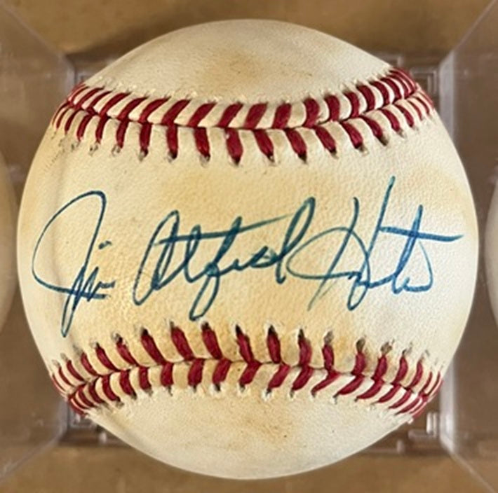 Catfish Hunter Autographed Signed Baseball PSA/DNA Auth 545022