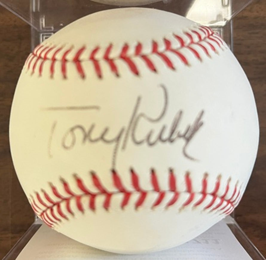 Tony Kubek Autographed Signed Baseball PSA/DNA Auth 545026