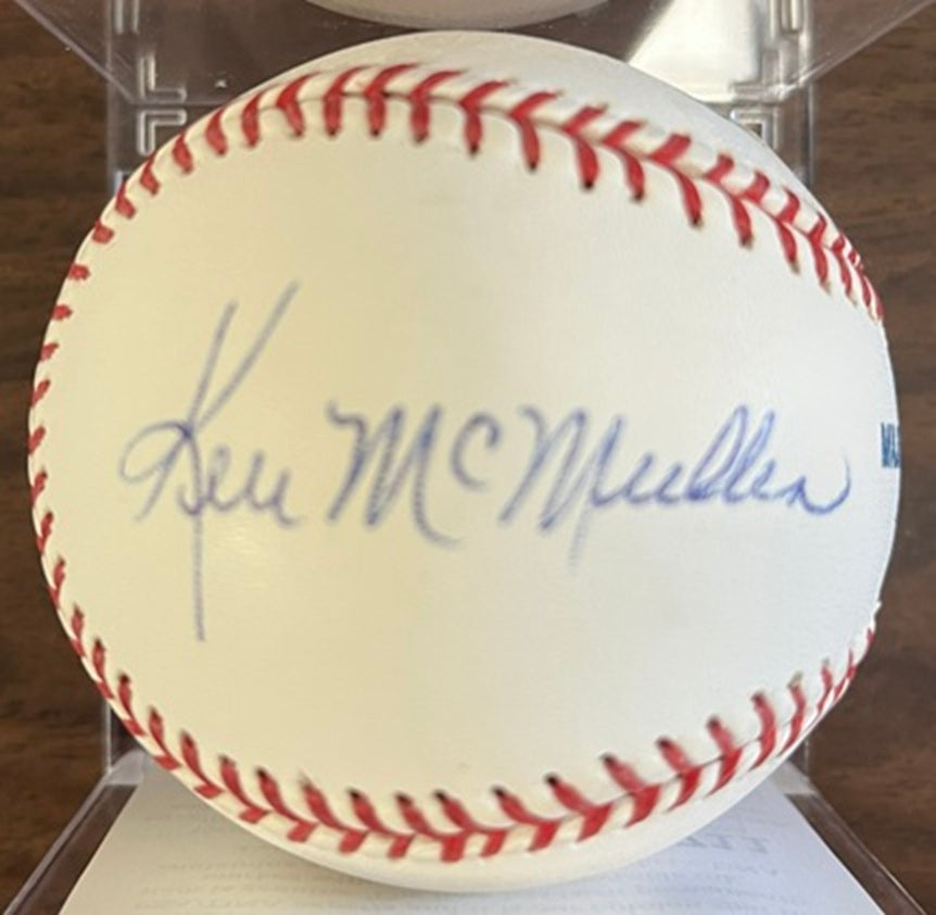 Ken McMullen Autographed Signed Baseball PSA/DNA Auth 545029