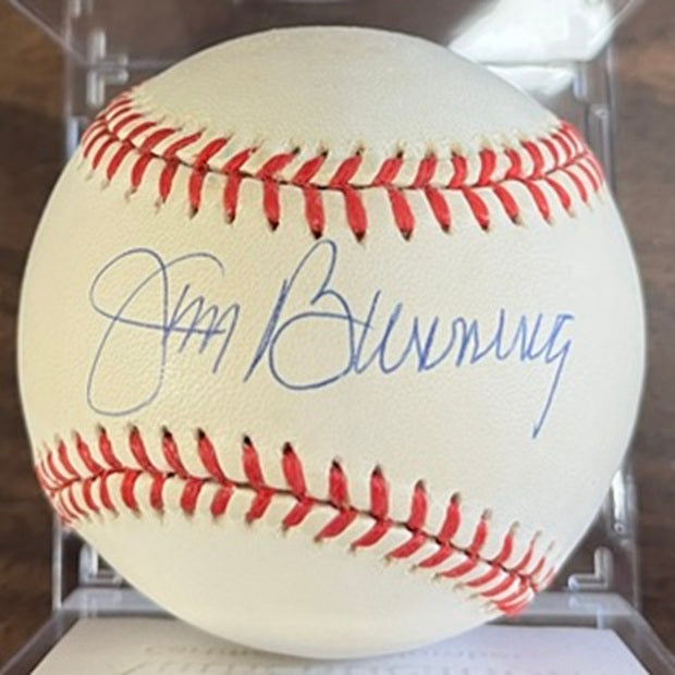 Jim Bunning Autographed Signed Baseball JSA Auth 545065