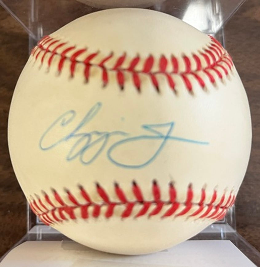 Chipper Jones Autographed Signed Baseball JSA Auth 545076