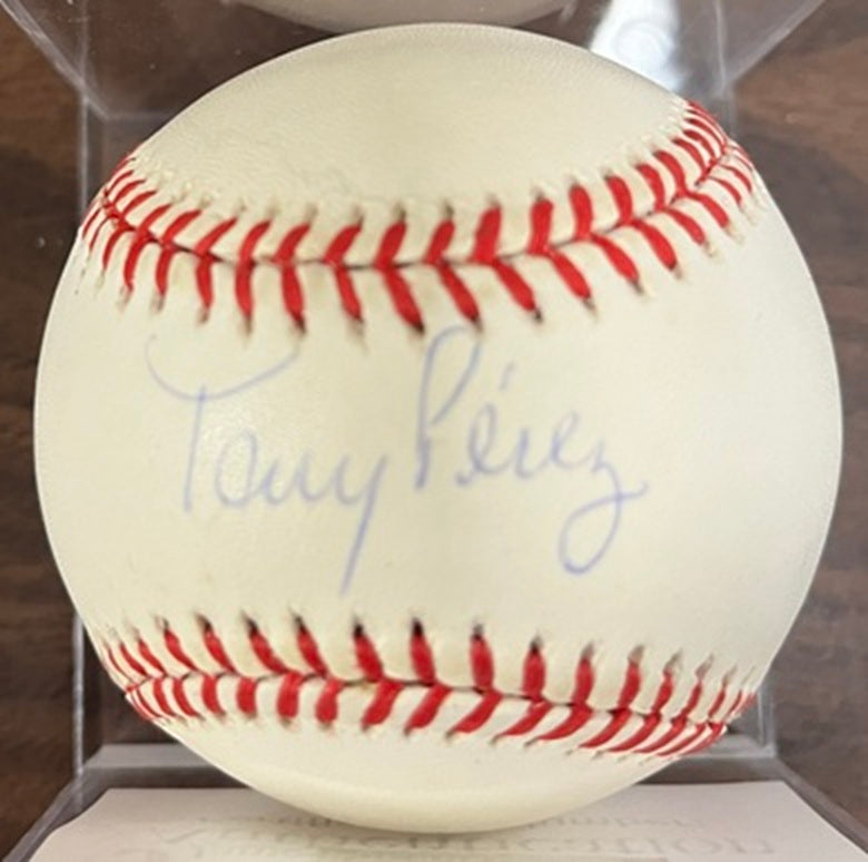 Tony Perez Autographed Signed Baseball JSA Auth 545088