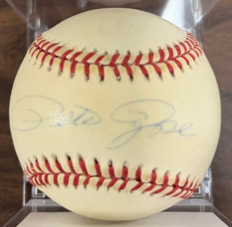 Pete Rose Autographed Signed Baseball JSA Auth 545092