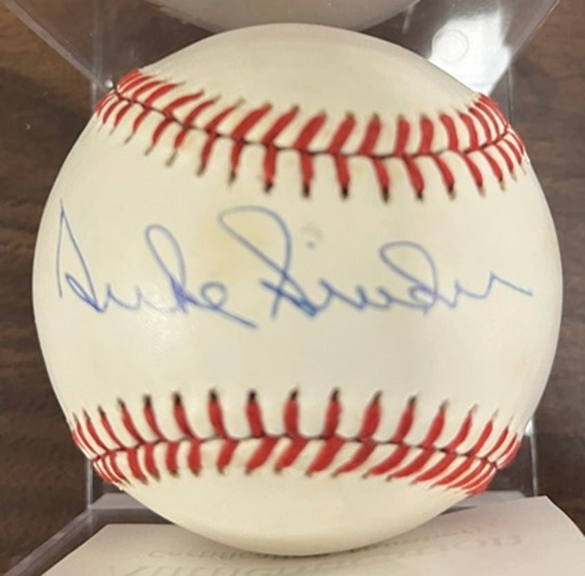 Duke Snider Autographed Signed Baseball JSA Auth 545097