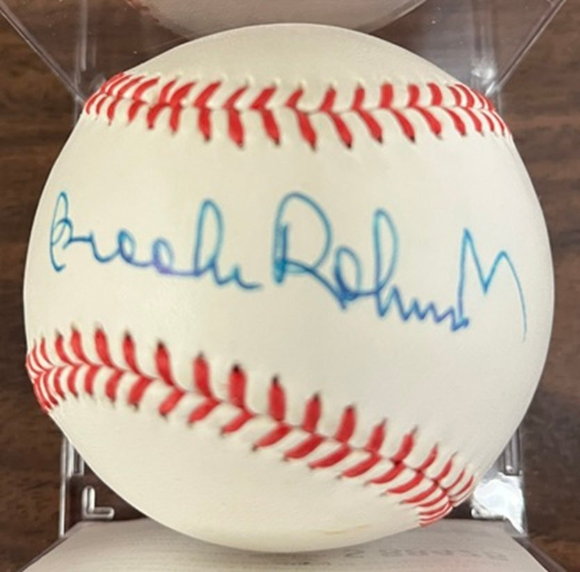 Brooks Robinson Autographed Signed Baseball Treat Auth 545108