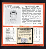 1964 Auravision Record Don Drysdale Dodgers Signed Autographed