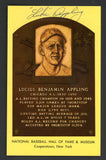 Yellow Hall of Fame Postcard Luke Appling White Sox Signed Autographed