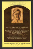 Yellow Hall of Fame Postcard Luke Appling White Sox Signed Autographed