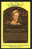 Yellow Hall of Fame Postcard Bobby Doerr Red Sox Signed Autographed