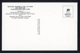 Yellow Hall of Fame Postcard Monte Irvin Giants Signed Autographed