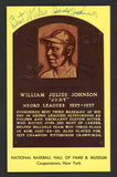 Yellow Hall of Fame Postcard Judy Johnson Signed Autographed
