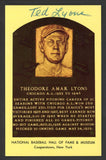 Yellow Hall of Fame Postcard Ted Lyons White Sox Signed Autographed