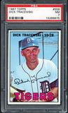 1967 Topps Baseball #559 Dick Tracewski Tigers PSA 7 NM 545280