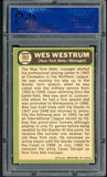 1967 Topps Baseball #593 Wes Westrum Mets PSA 6 EX-MT 545281