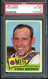 1965 Topps Baseball #470 Yogi Berra Mets PSA 6 EX-MT 545301