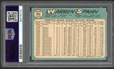 1965 Topps Baseball #205 Warren Spahn Mets PSA 7 NM 545305