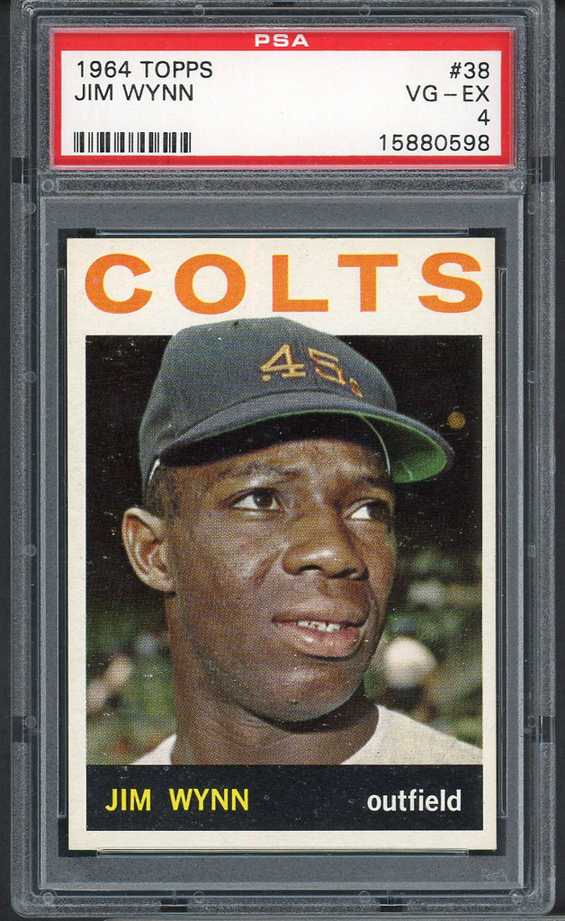 1964 Topps Baseball #038 Jim Wynn Colt .45s PSA 4 VG-EX 545311