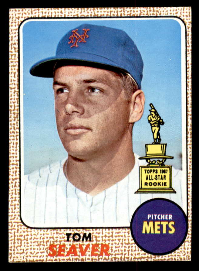 1968 Topps Baseball #045 Tom Seaver Mets NR-MT 545353