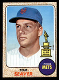 1968 Topps Baseball #045 Tom Seaver Mets NR-MT 545353