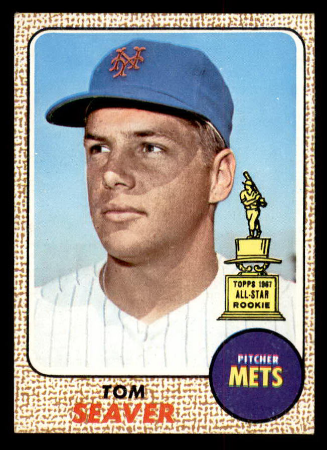 1968 Topps Baseball #045 Tom Seaver Mets EX-MT 545354