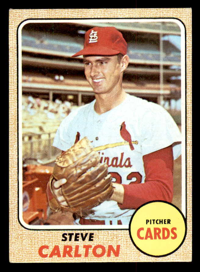 1968 Topps Baseball #408 Steve Carlton Cardinals NR-MT 545355
