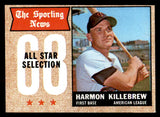 1968 Topps Baseball #361 Harmon Killebrew A.S. Twins EX-MT 545358