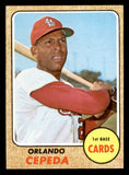 1968 Topps Baseball #200 Orlando Cepeda Cardinals NR-MT 545366
