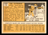 1963 Topps Baseball #115 Carl Yastrzemski Red Sox EX 545370