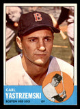 1963 Topps Baseball #115 Carl Yastrzemski Red Sox EX 545371