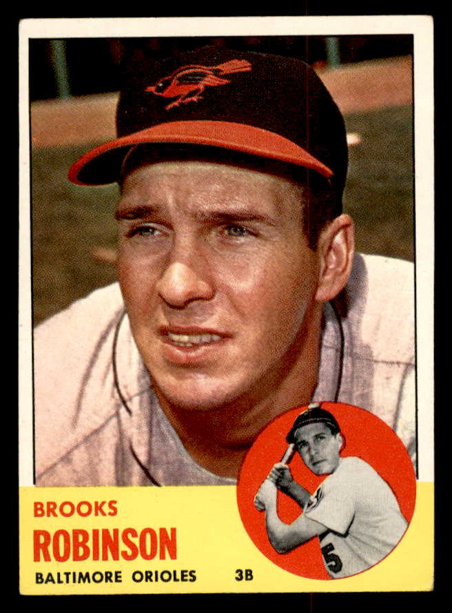 1963 Topps Baseball #345 Brooks Robinson Orioles VG-EX 545379