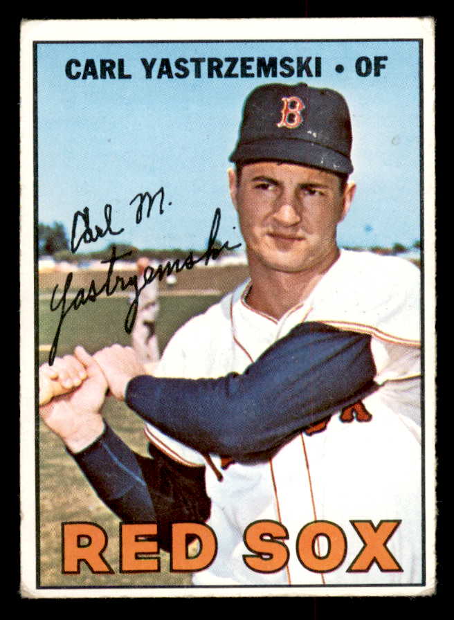 1967 Topps Baseball #355 Carl Yastrzemski Red Sox VG 545381