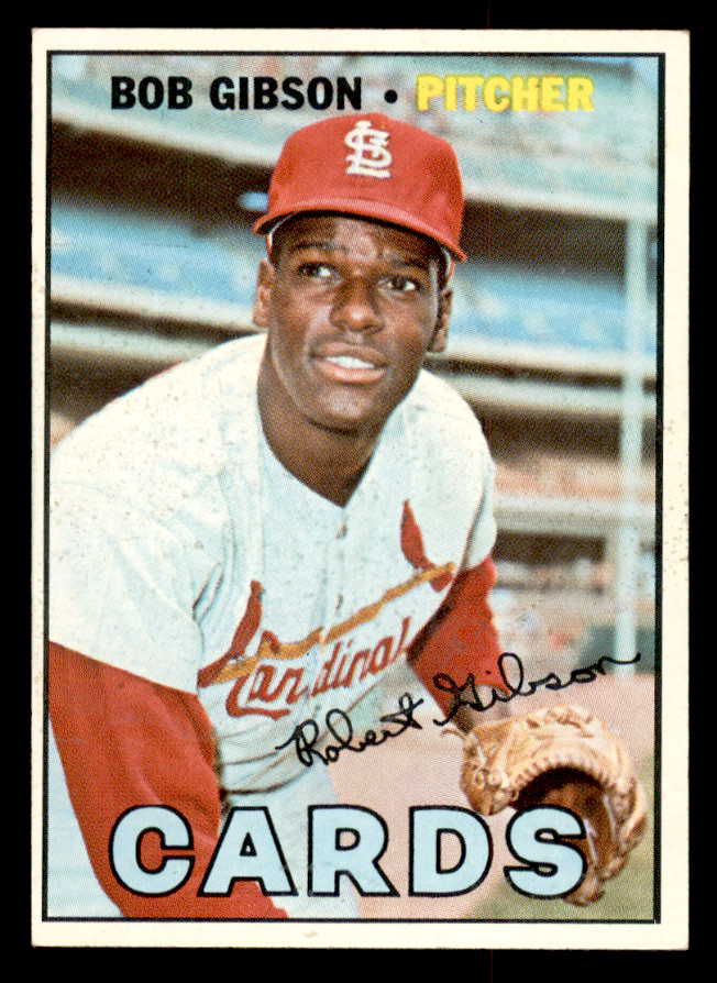 1967 Topps Baseball #210 Bob Gibson Cardinals EX-MT 545384