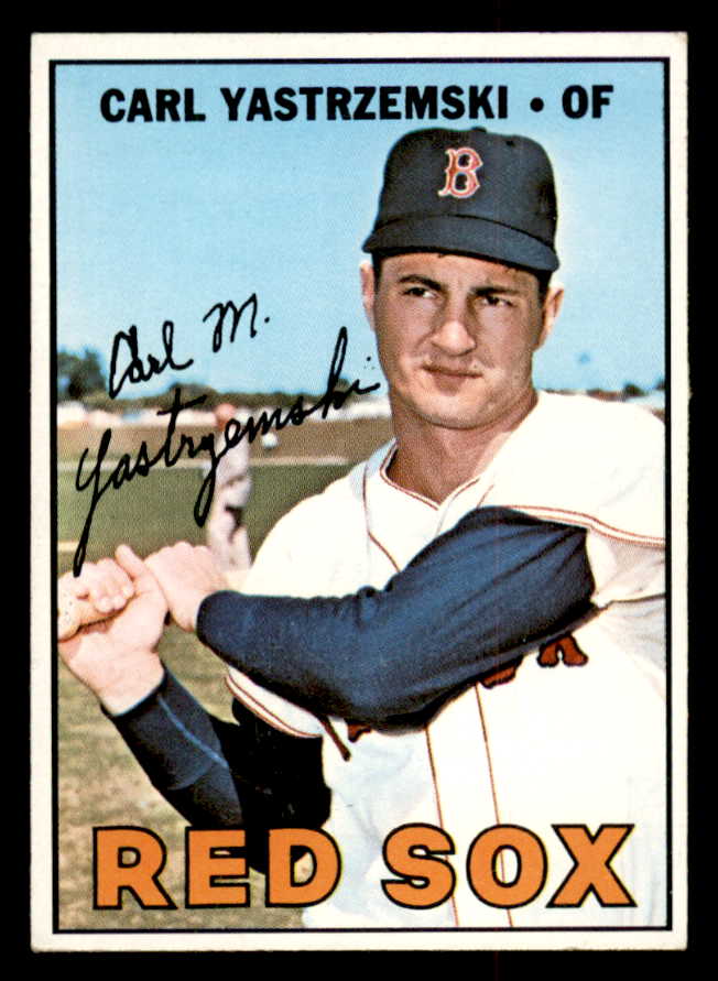 1967 Topps Baseball #355 Carl Yastrzemski Red Sox EX+/EX-MT 545387